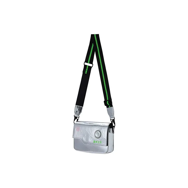 LiNing PU Shoulder Bag Crossbody Bag Regular Unisex Silver-0