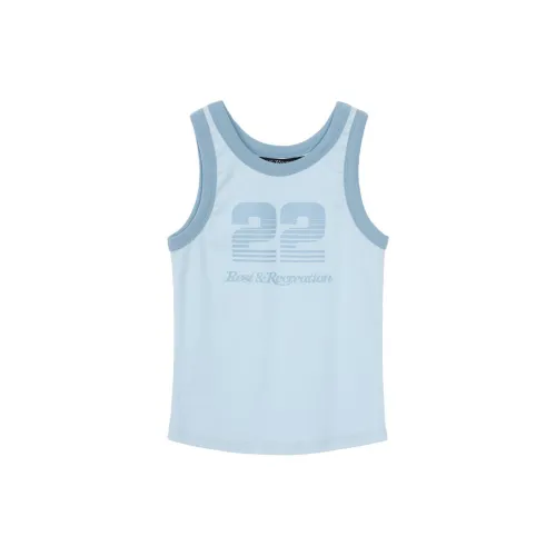 Rest&Recreation Tank Tops Women's Sky Blue/Heavenly Blue