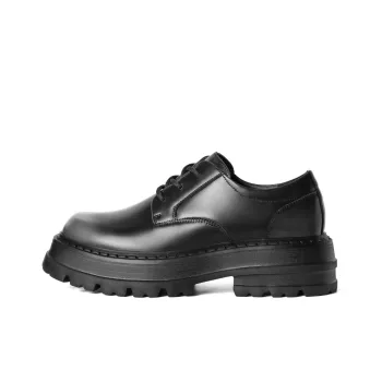 BELLE Dress Shoes Men Low Top Black
