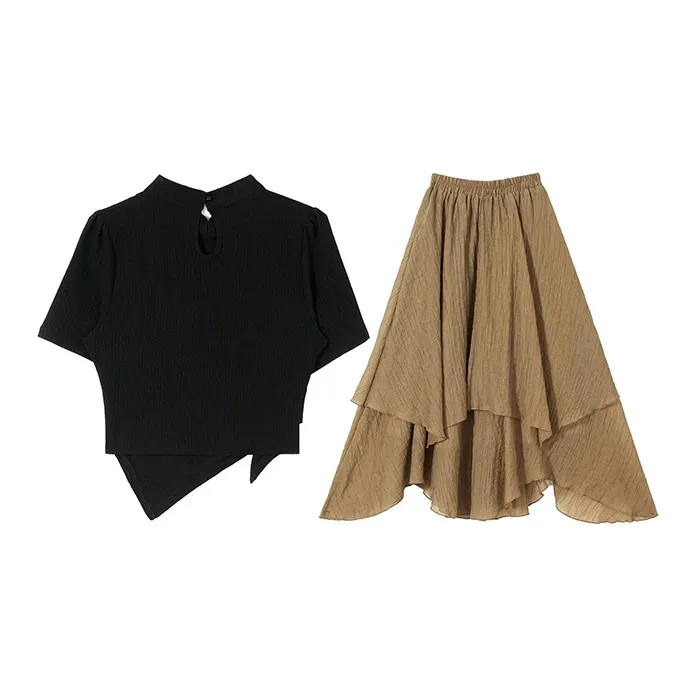 Pa33word Two Piece Skirt Sets Women's-1