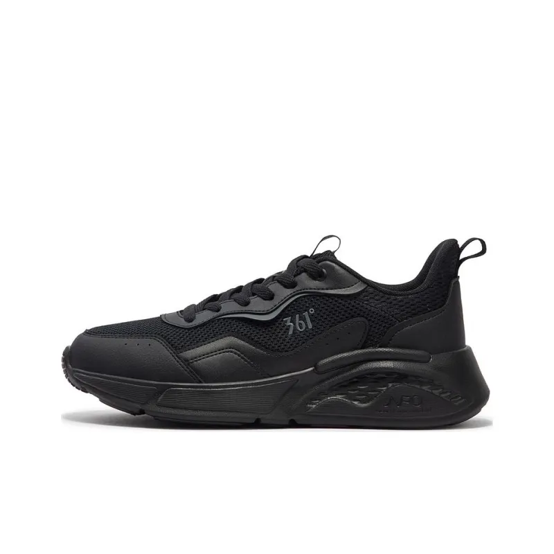 361° Life Collection Anti-Slip Wear-Resistant Low-Top Casual Shoes Men's Black-0