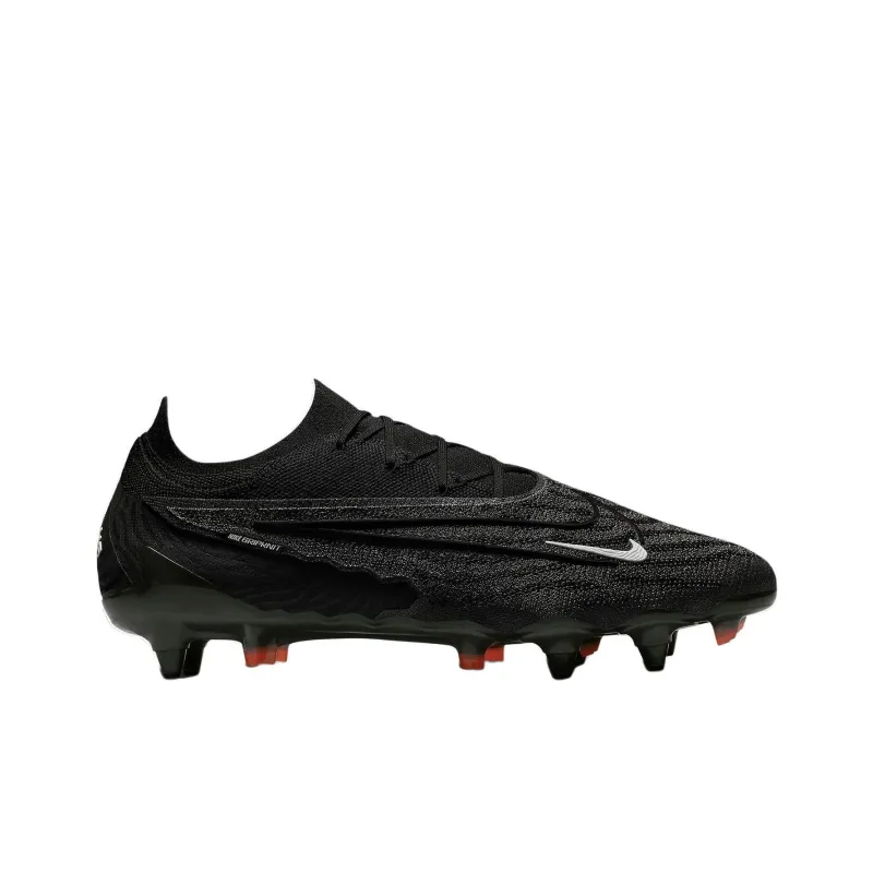 Nike Gripknit Phantom Gx Elite SG Pro Anti Clog Traction Black Dark Smoke Grey Total Orange-1