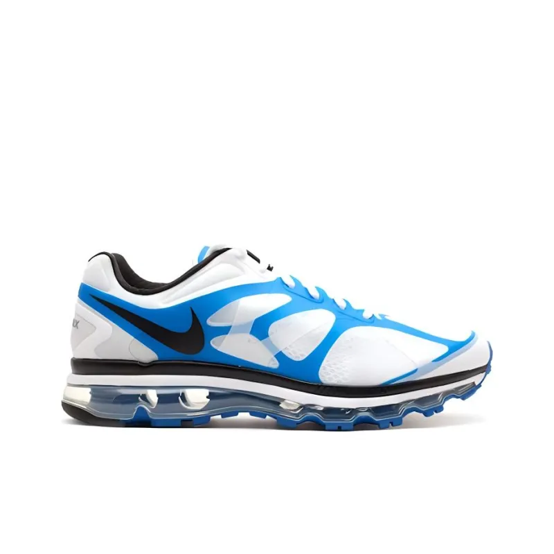 Nike Air Max 2012 White Black Blue Spark-1