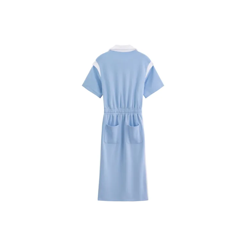 Richie Macie Short Sleeved Dress Women's Light Blue-1