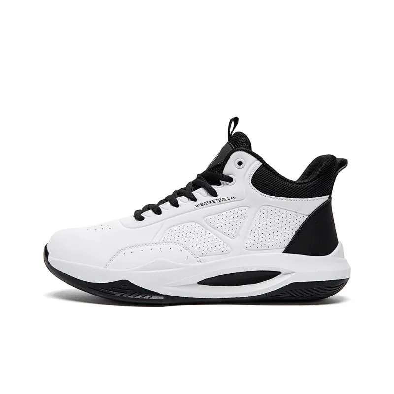 Beta Cushioned Wear-Resistant Coverage Support Mid-Top Basketball Shoes Men's-0