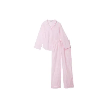 Victoria's Secret Cotton Long Pajama Set/PBS Pajama Set Women's Pink