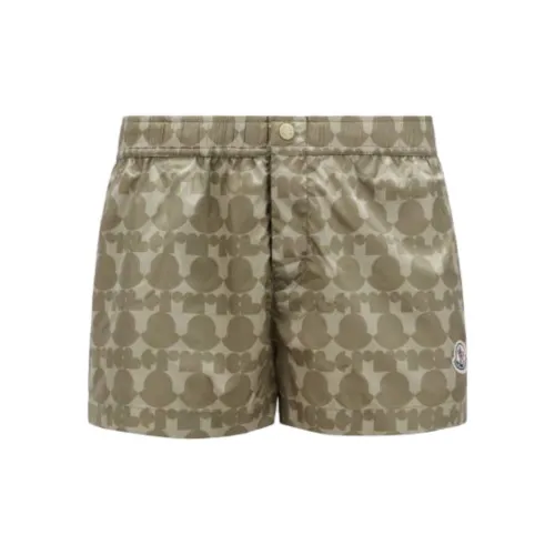 Moncler Swimming Shorts Men White/Green