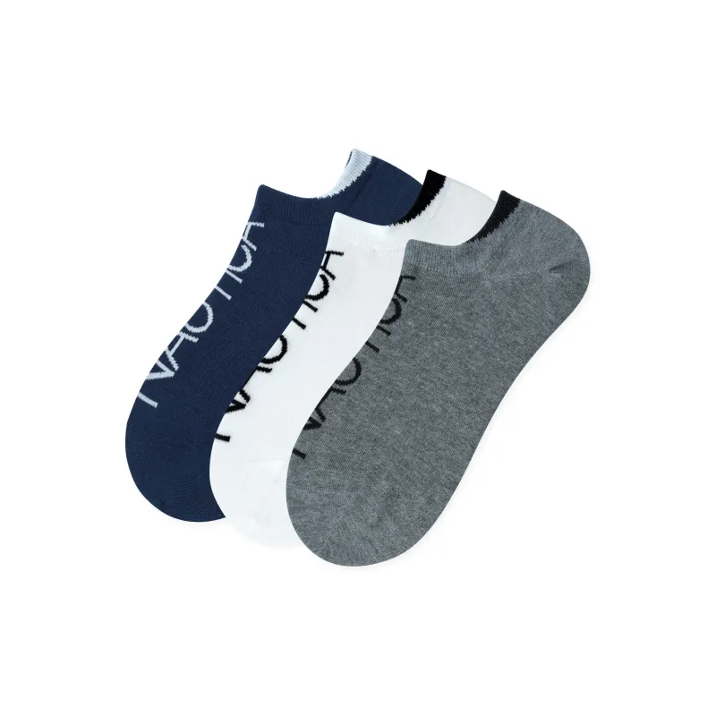 NAUTICA UNDERWEAR No-Show Socks Men's 3 Pack-4