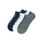 Medium Heather Gray+White+Royal Blue