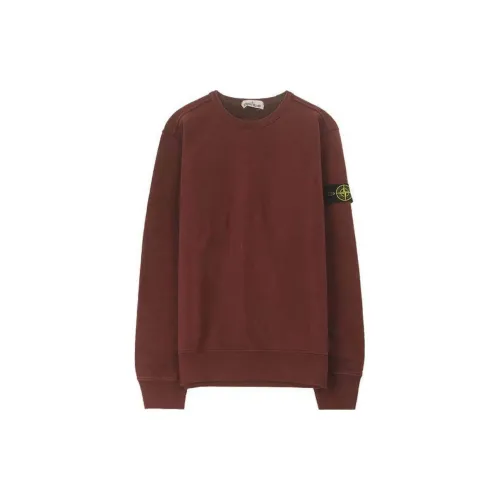 STONE ISLAND Sweatshirts Men Burgundy