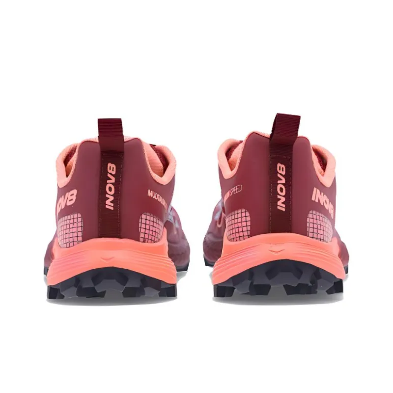 INOV-8 Cushioning Lightweight Low-Top Trail Running Running Shoes Women's Burgundy-3