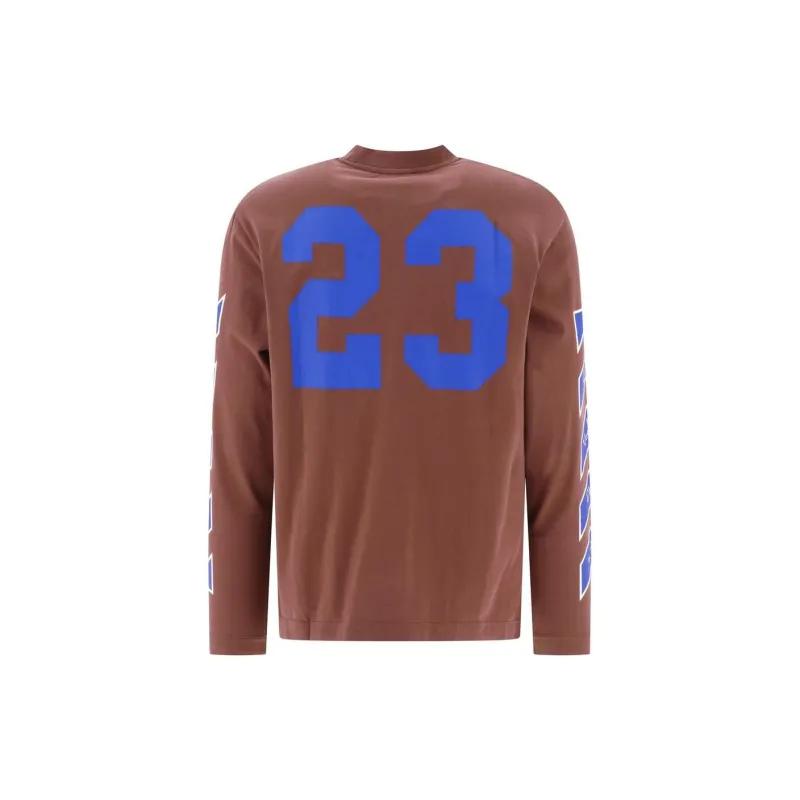 OFF-WHITE Graphic-print Long-sleeve T-shirt-1