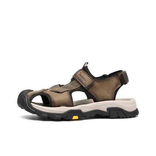 TRUMPPIPE Beach Sandals Men Yellow