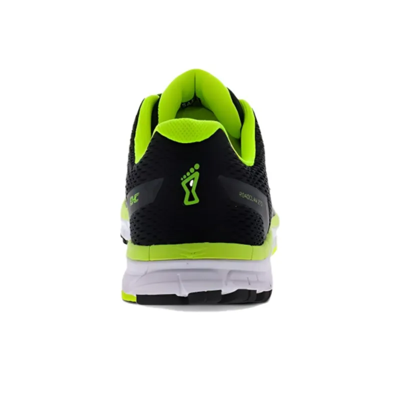 INOV-8 Slip-Resistant Breathable Low-Top Training Running Shoes Men's Gray Neon Green-3