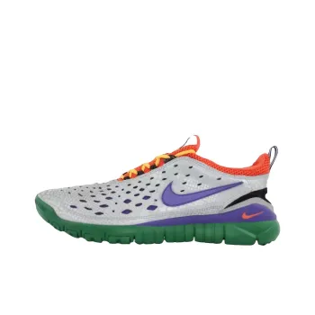Nike Free Trail 5.0 Durable Breathable Low-Top Running Shoes Unisex Silver Green