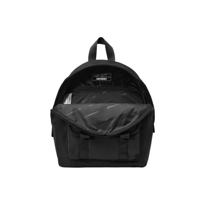 Skechers Fabric Backpack Medium Size Unisex Black-3