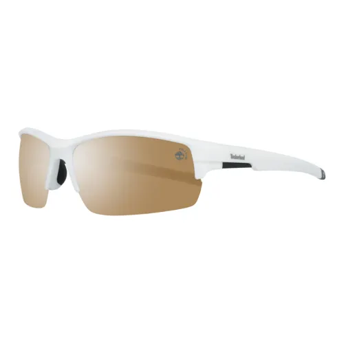 Timberland Plastic Rectangular Sunglasses Men's White