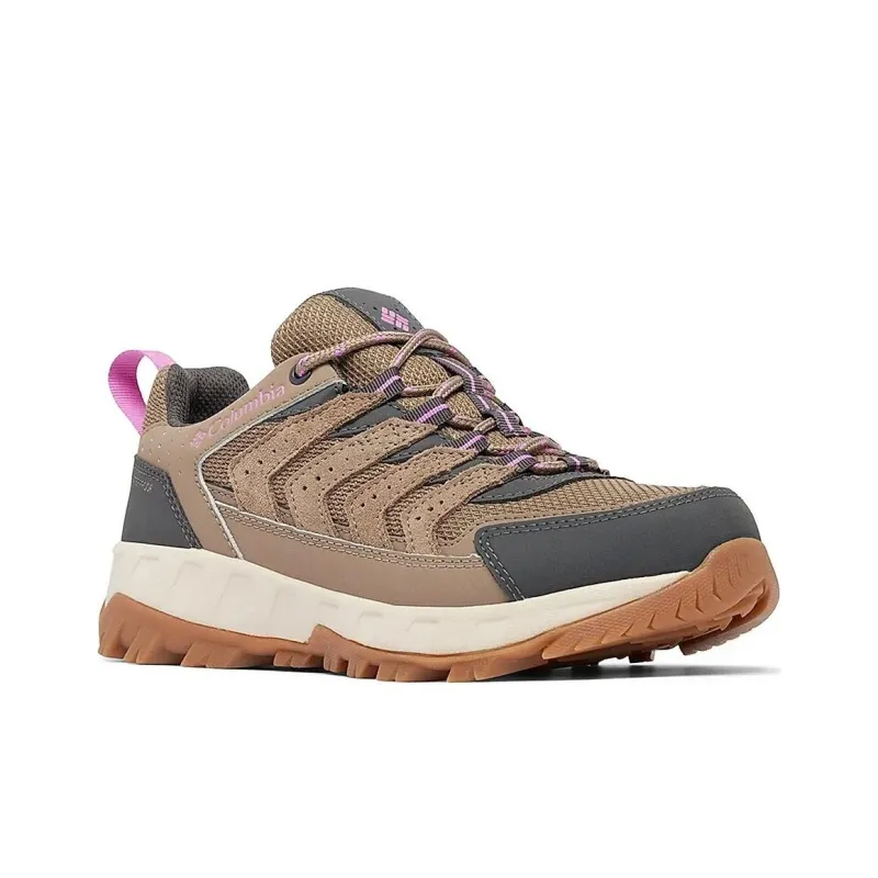 Columbia Anti Slip Wear Resistant Low Top Hiking Shoes Women's Brown-1