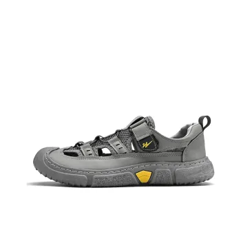 Binary Slip Resistant, Abrasion Resistant, Waterproof, And Breathable Lightweight Low Top Casual Shoes Men's Gray