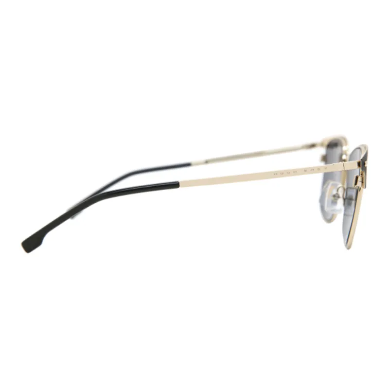 HUGO BOSS Stainless Steel Square Sunglasses Men's Gold-2