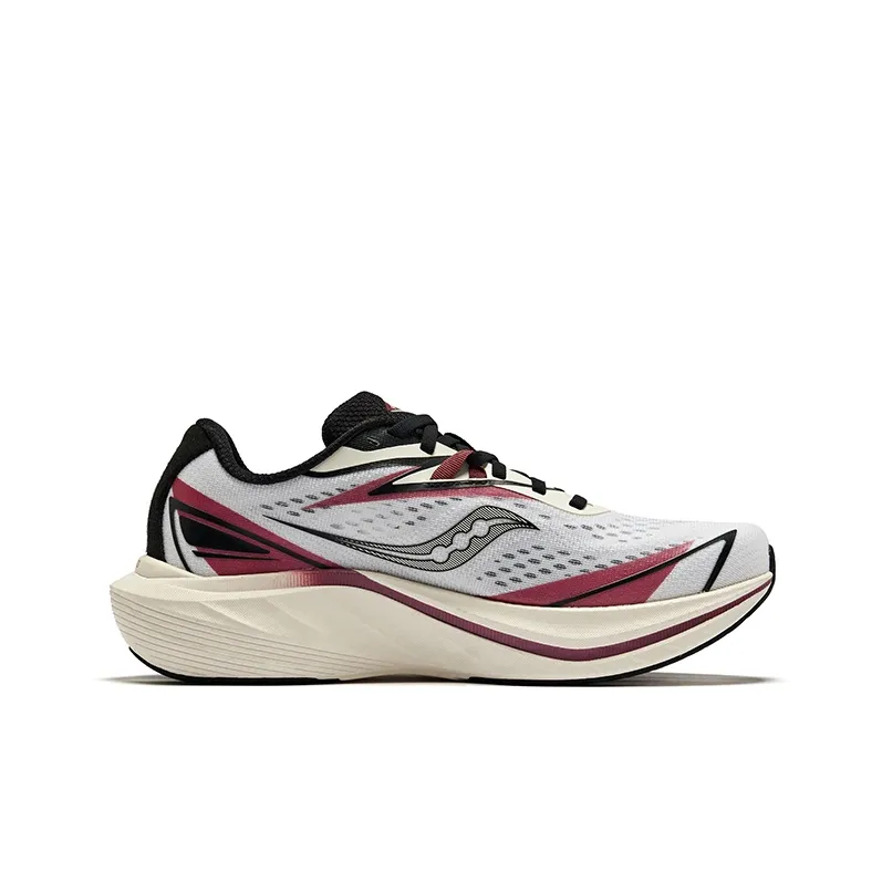 Saucony Slay 2 Low Top Running Shoes Men's White Black Red-1