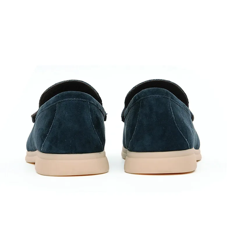 ASTON M.JAZZ Loafers Men Dark Blue/Dark Gray/Dark Coffee-4