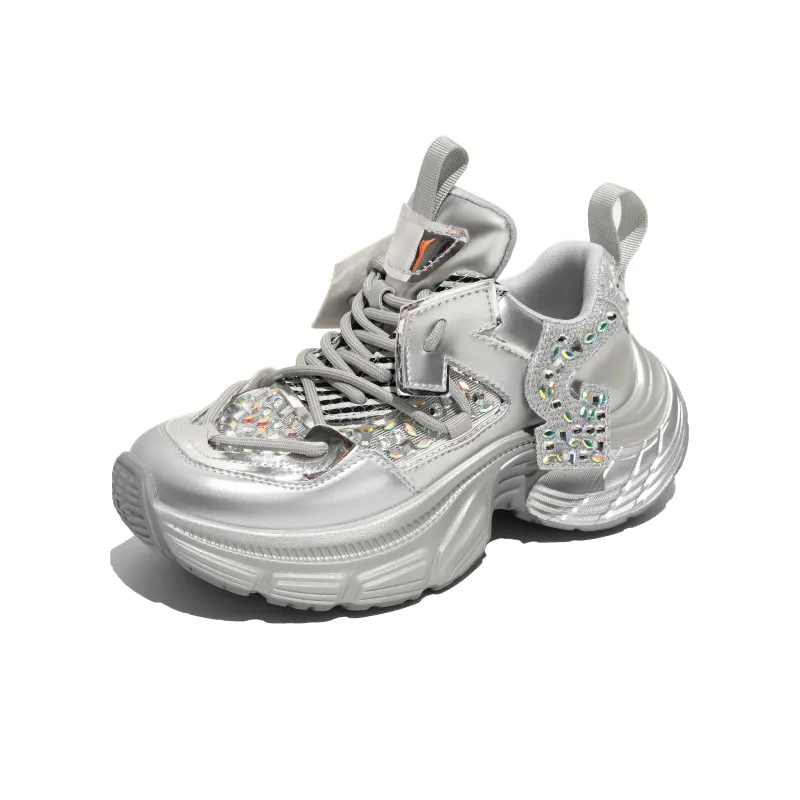 FAICCIA Breathable Chunky Sneakers Women's-8