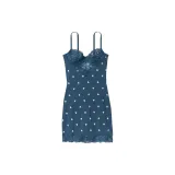 Blue Shibori Hearts/Marine Blue