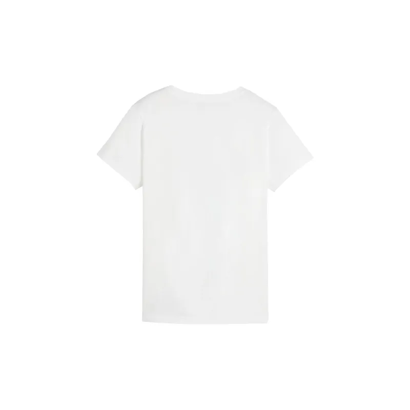 PUMA ESS+ T Shirts Women's White-1