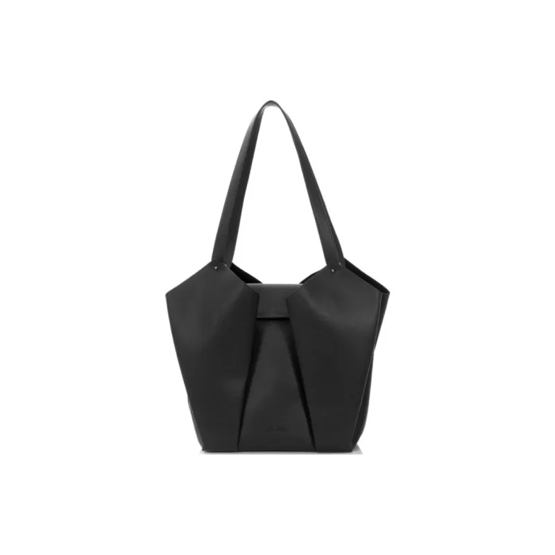 Folli Follie Synthetic Leather Handbag Shoulder Bag Unisex Black-0