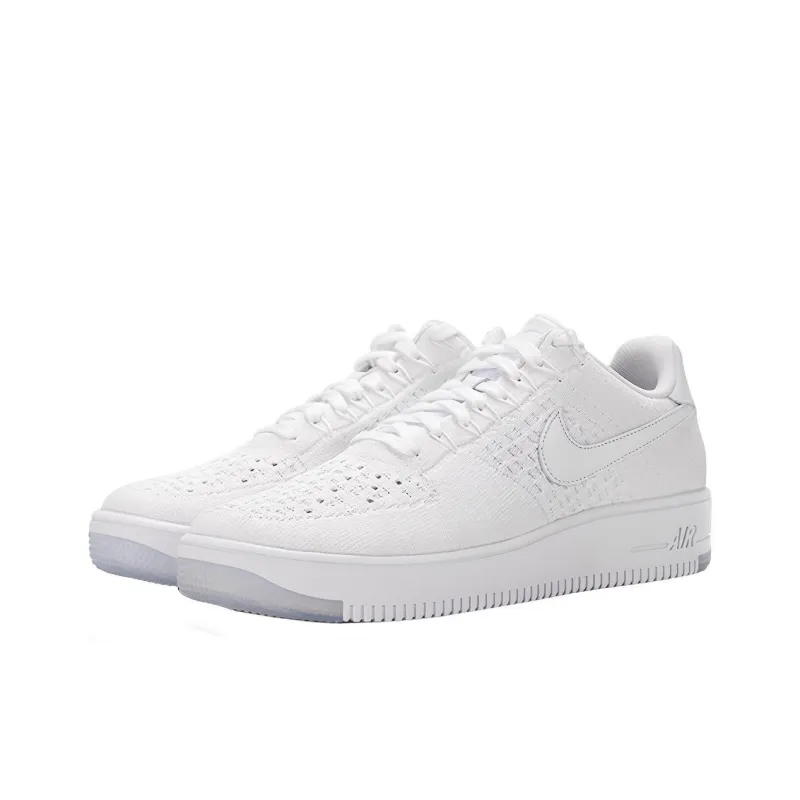 Nike Air Force 1 Low Flyknit Triple White Women's-1