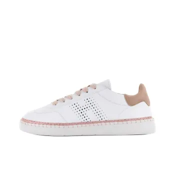 HOGAN Cool Low Top Skateboard Shoes Women's White
