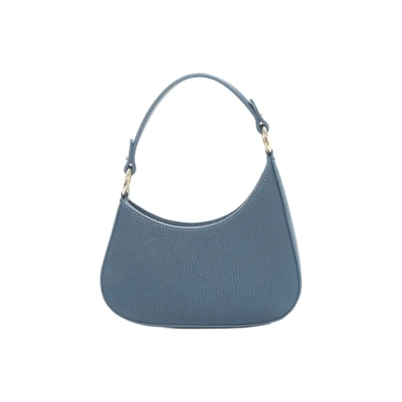 Folli Follie Leather One Shoulder Handbag Mini Unisex Light Blue-2