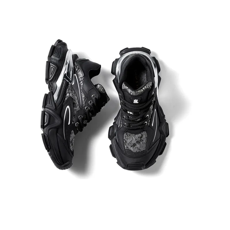 CHERYKALLY Durable Breathable Coverage Low-Top Chunky Sneakers Women's-9