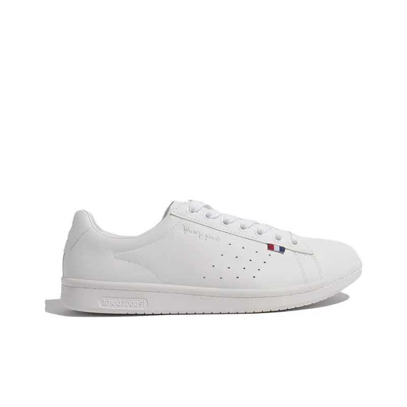 Le Coq Sportif LA ROLAND Anti Slip Wear Resistant Low Top Skateboard Shoes Unisex White-1
