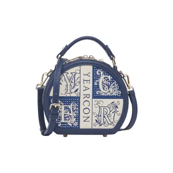 YEARCON Synthetic Leather Small Round Bag Handbag Women's