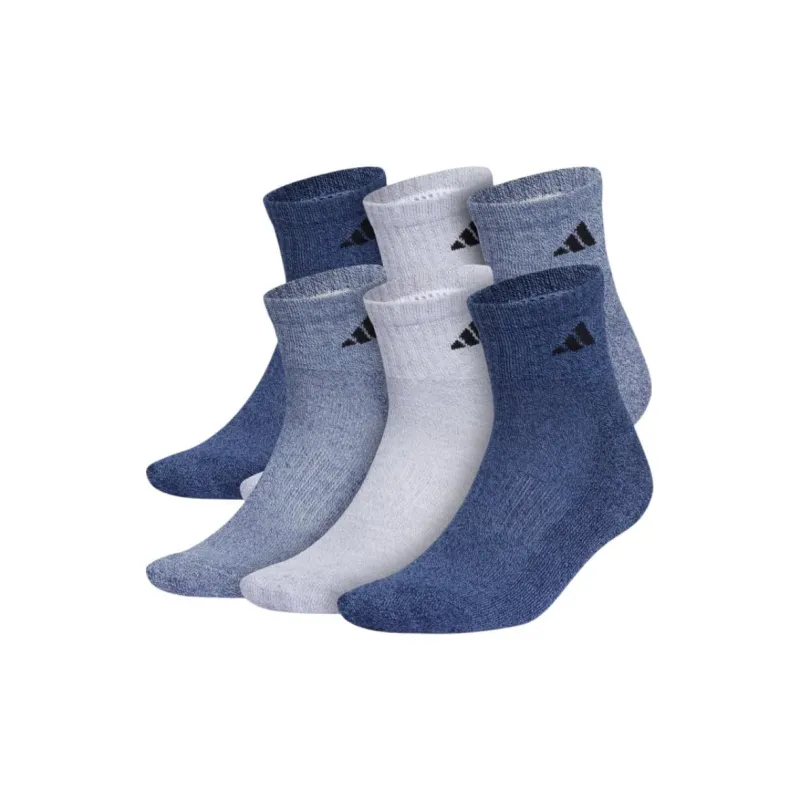 Adidas Free Shipping With AdiClub Athletic Cushioned Quarter Socks 6 Pairs-0