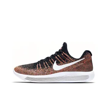 Nike Lunarepic Low Flyknit 2 'Black Hot Punch Unvi Blue' Women's