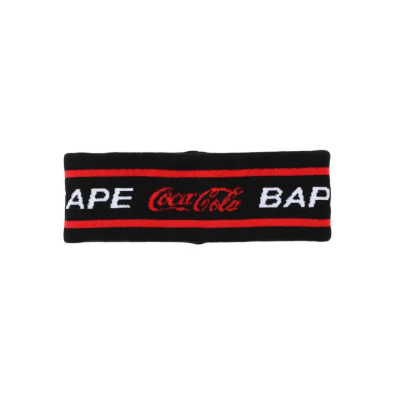 A BATHING APE Hair Bands Unisex Black/White-2