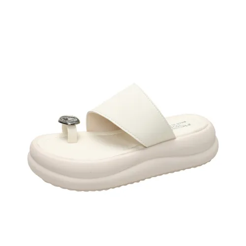 Flamingo Rubber Sole Quiet Slide Slippers Women's