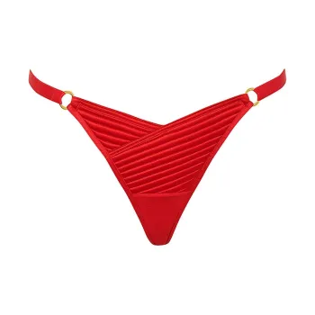 Victoria's Secret PINK/BLUEBELLA Allegra Ouvert Brief Panty/R Underpants Women's 1 Pack Red