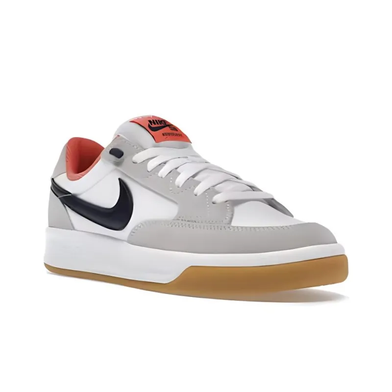 Nike Sb Zoom Air Abington Premium White Mettalic Silver-2