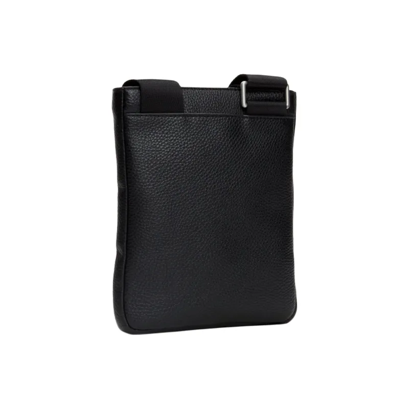 Tommy Hilfiger Polyurethane Shoulder Bag, Crossbody Bag Mini Men's Black-2