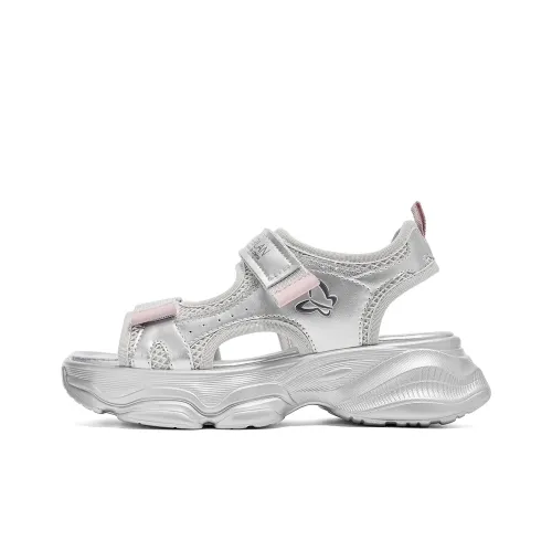 EBLAN Beach Sandals Women's Silver