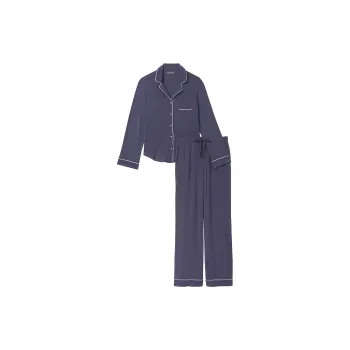 Victoria's Secret Modal Long Pajama Set/Slate Blue Pajama Set Women's Slate Blue