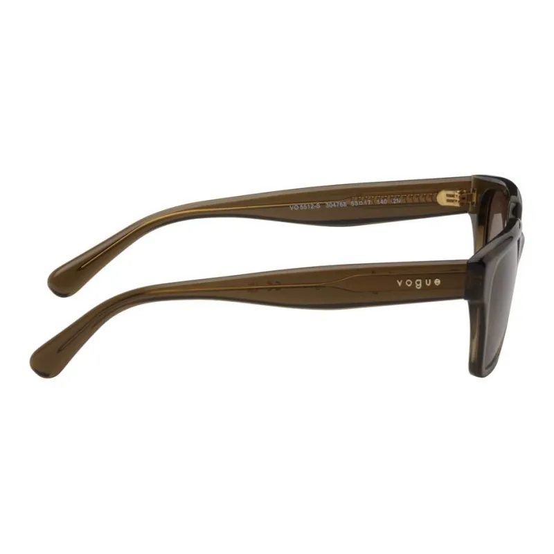 VOGUE Rectangular Sunglasses Unisex Green-2