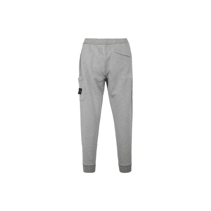 STONE ISLAND Knitted Sweatpants Men's Gray-1
