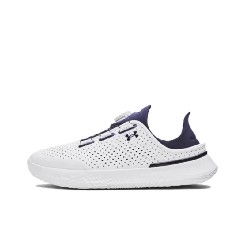 Under Armour UA SlipSpeed Anti Slip Wear Resistant Low Top Training Shoes Unisex White Purple-0