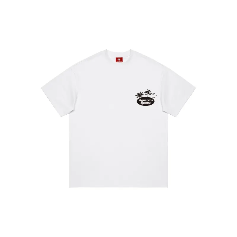AQUAPROS T Shirts Unisex White-1