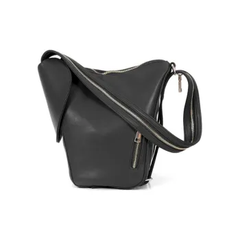 Folli Follie Synthetic Leather Shoulder Bag Regular Unisex Black